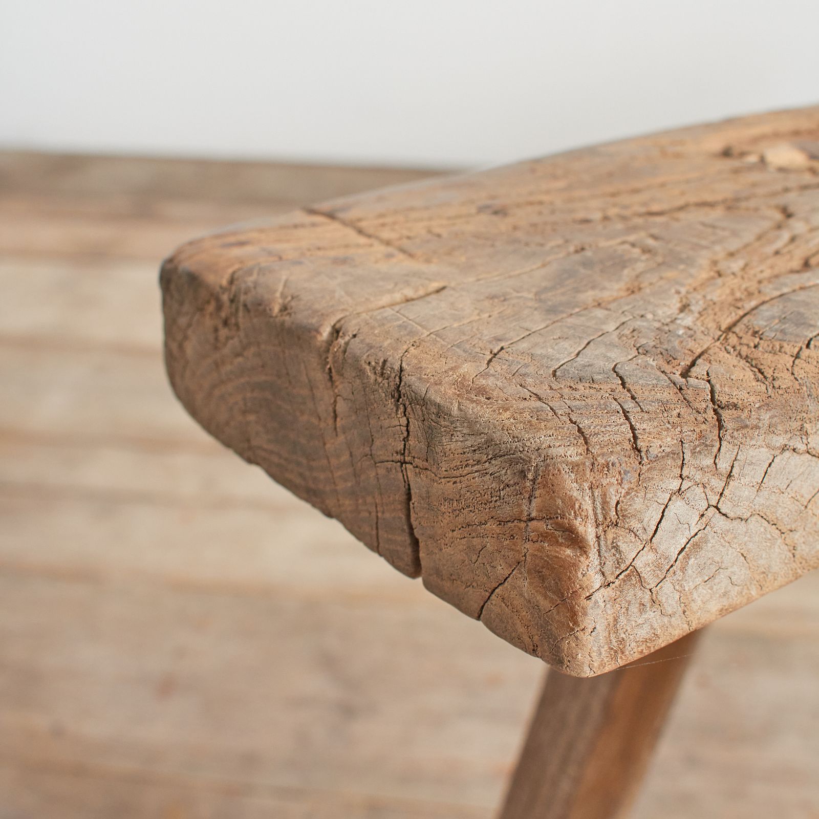 Antique Reclaimed Rustic Wooden Hallway Pig Bench  Dd photo buy