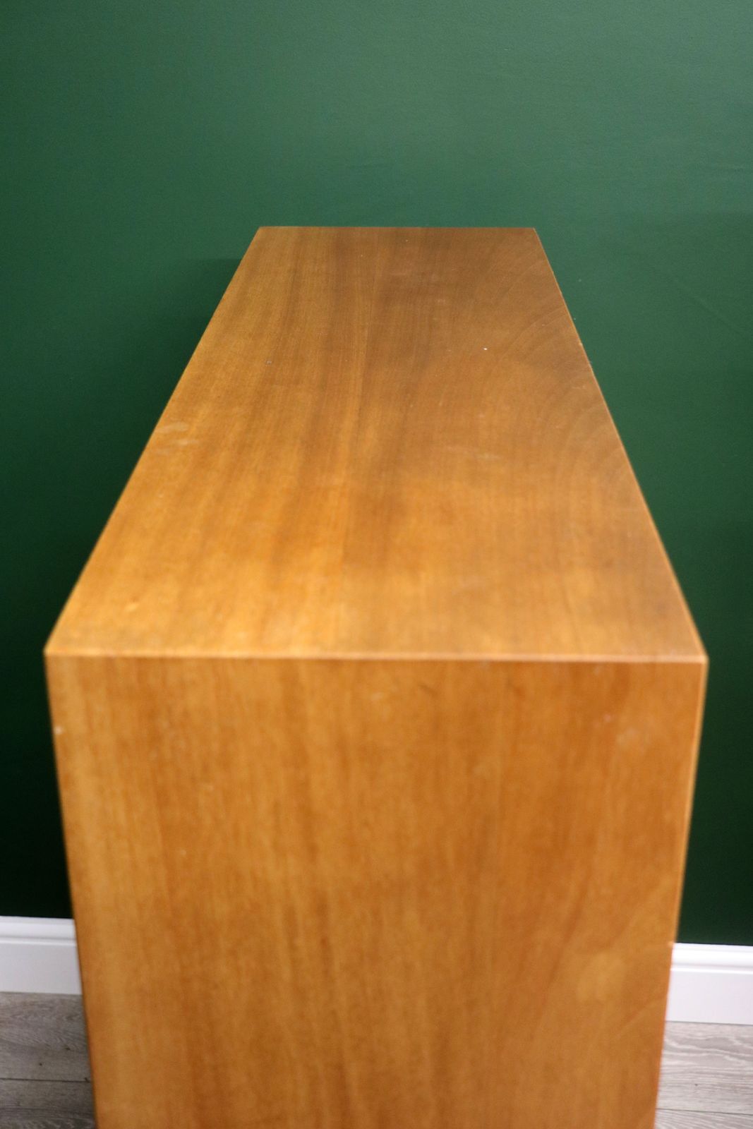 A Lovely & Very Usable Mid Century Bookcase Or Display Cabinet By The Renowned Maker Herbert Gibbs. photo vintage