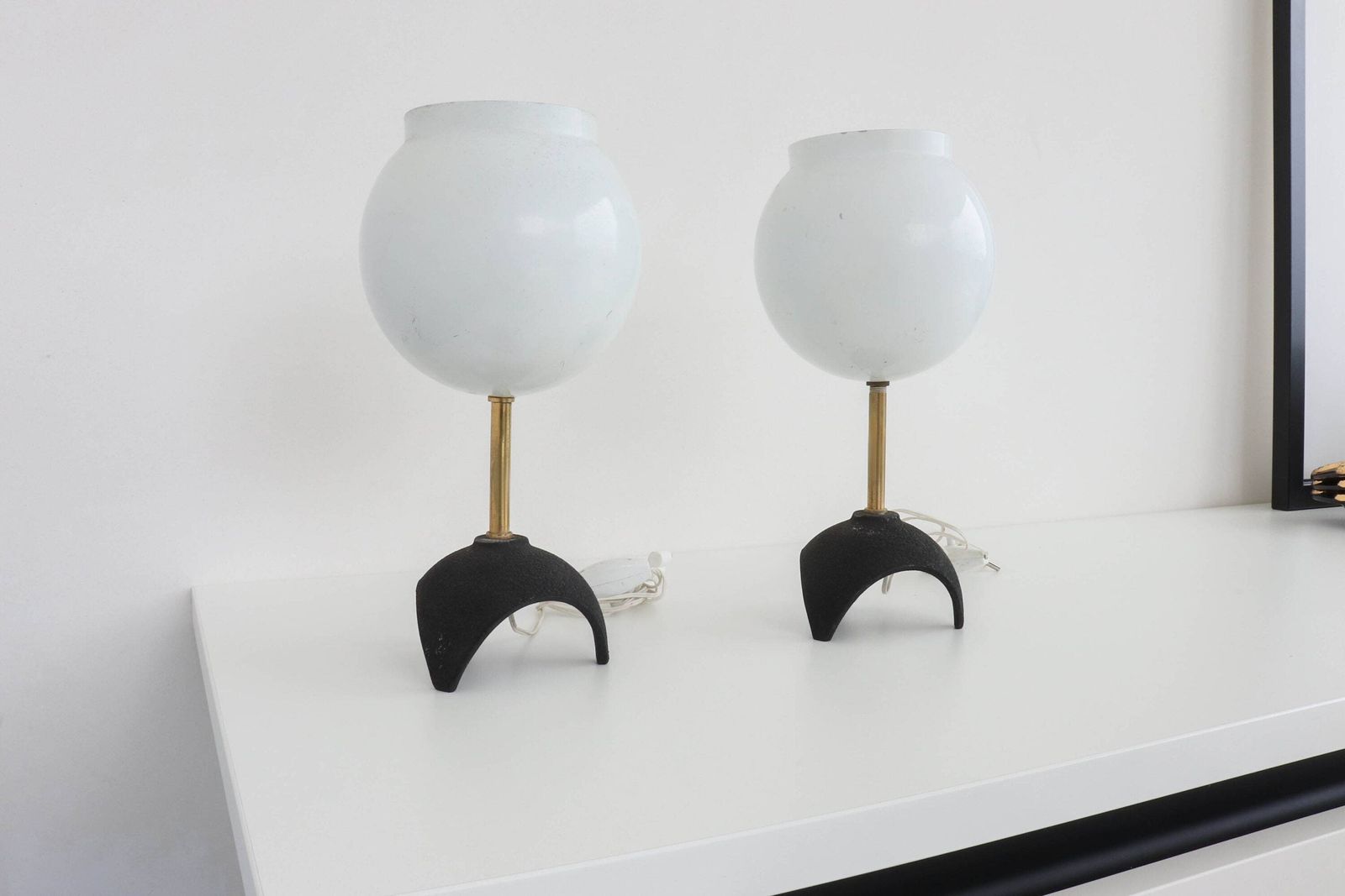 Set van 2 Mid-Century Tafellampen in Stilnovo-stijl photo 266.0