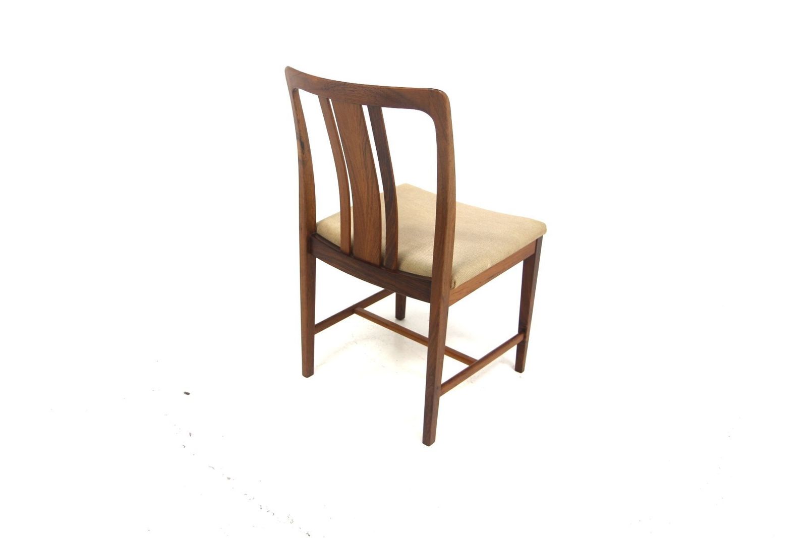 Vintage Scandinavian Walnut Chairs By Linde Nilsson For Lammhult, Sweden, 1960, Set Of 4 photo vintage