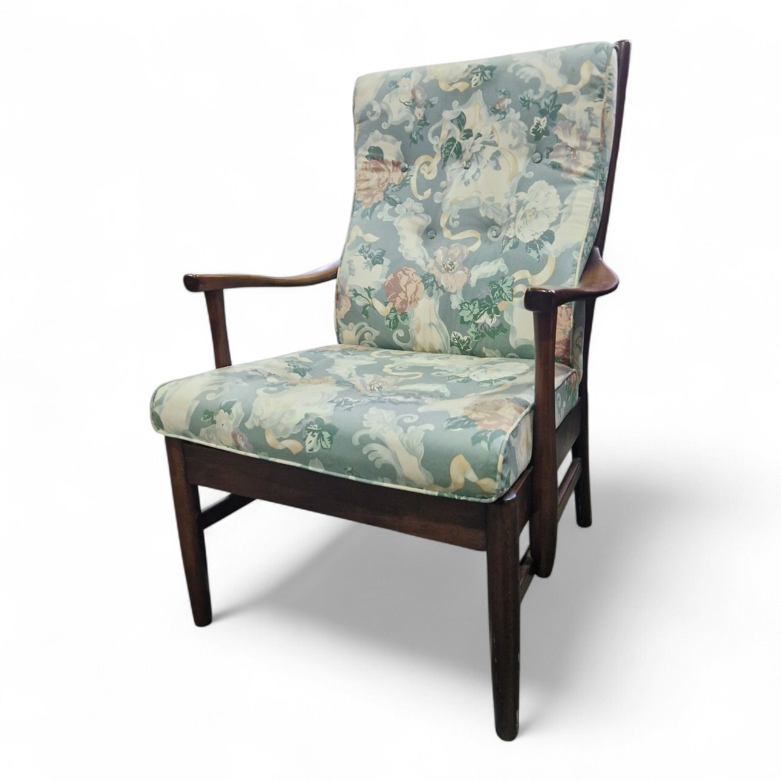 Danish Mid Century Modern Armchair Teak Lounge Chair Vintage Scandinavian photo furniture