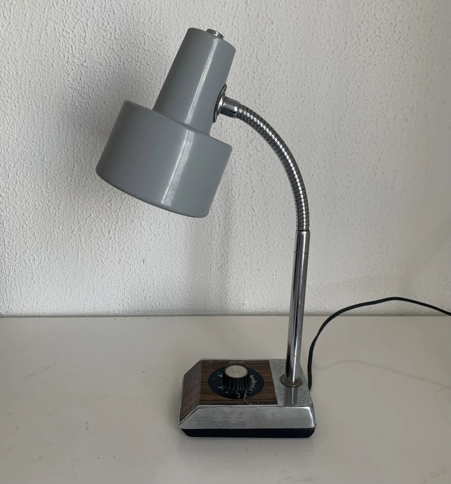 Vintage 1970s Chiely Engineer Child's Desk/Bedside Lamp With Dimmer   40 Cm
