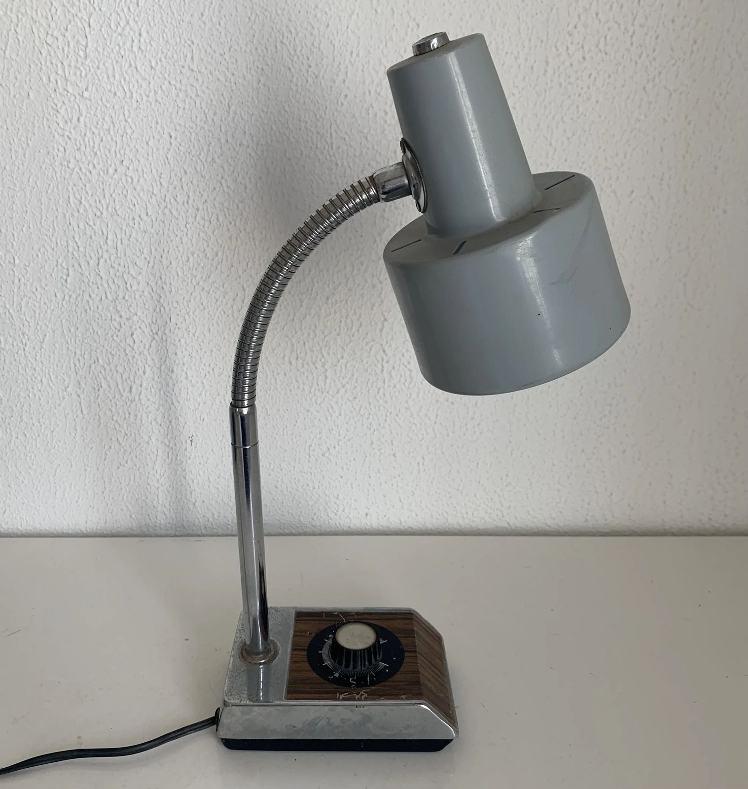 Vintage 1970s Chiely Engineer Child's Desk/Bedside Lamp With Dimmer   40 Cm photo buy