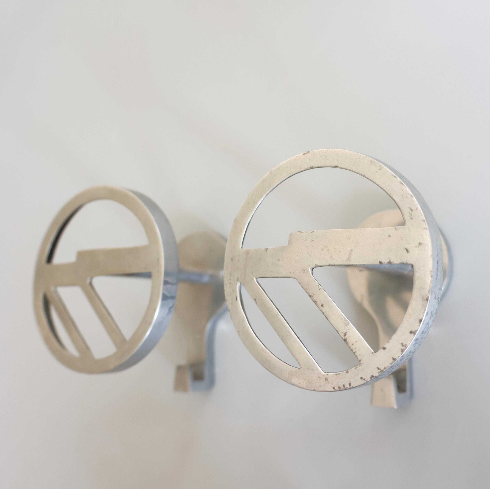 A Set Of 2 Art Deco Italian Coat Hooks, 1930s. photo for sale