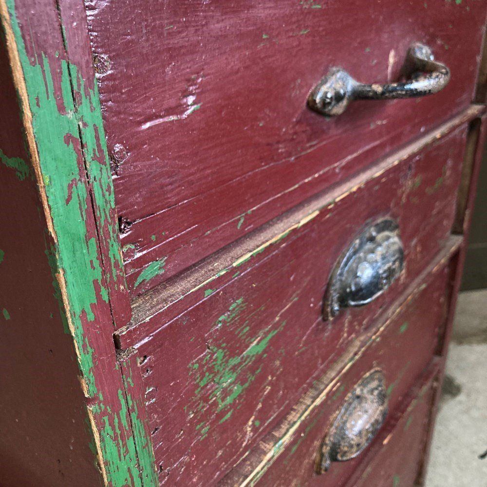 Vintage Homemade Bank Of Drawers photo buy