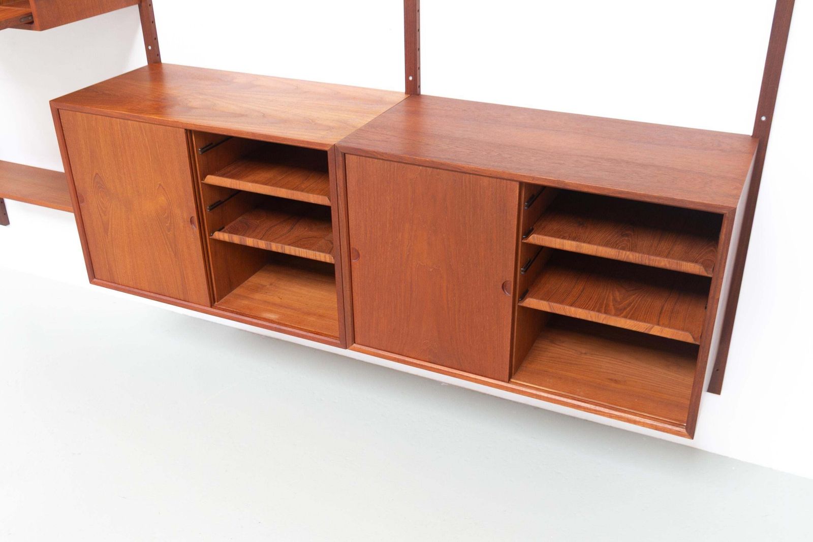 Danish Modern 3 Bay Modular Teak Wall Unit By Poul Cadovius For Cado, 1960s. photo buy