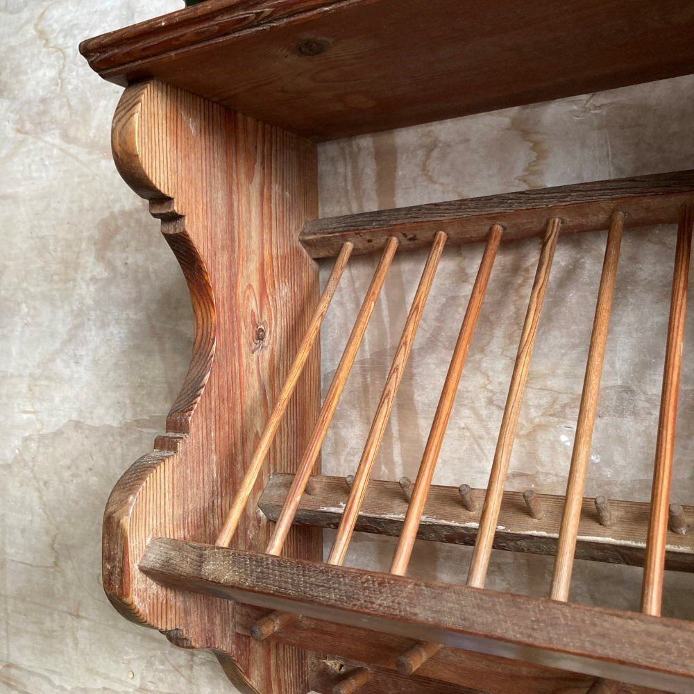 Vintage Kitchen Plate Rack, 1960s photo vinterior