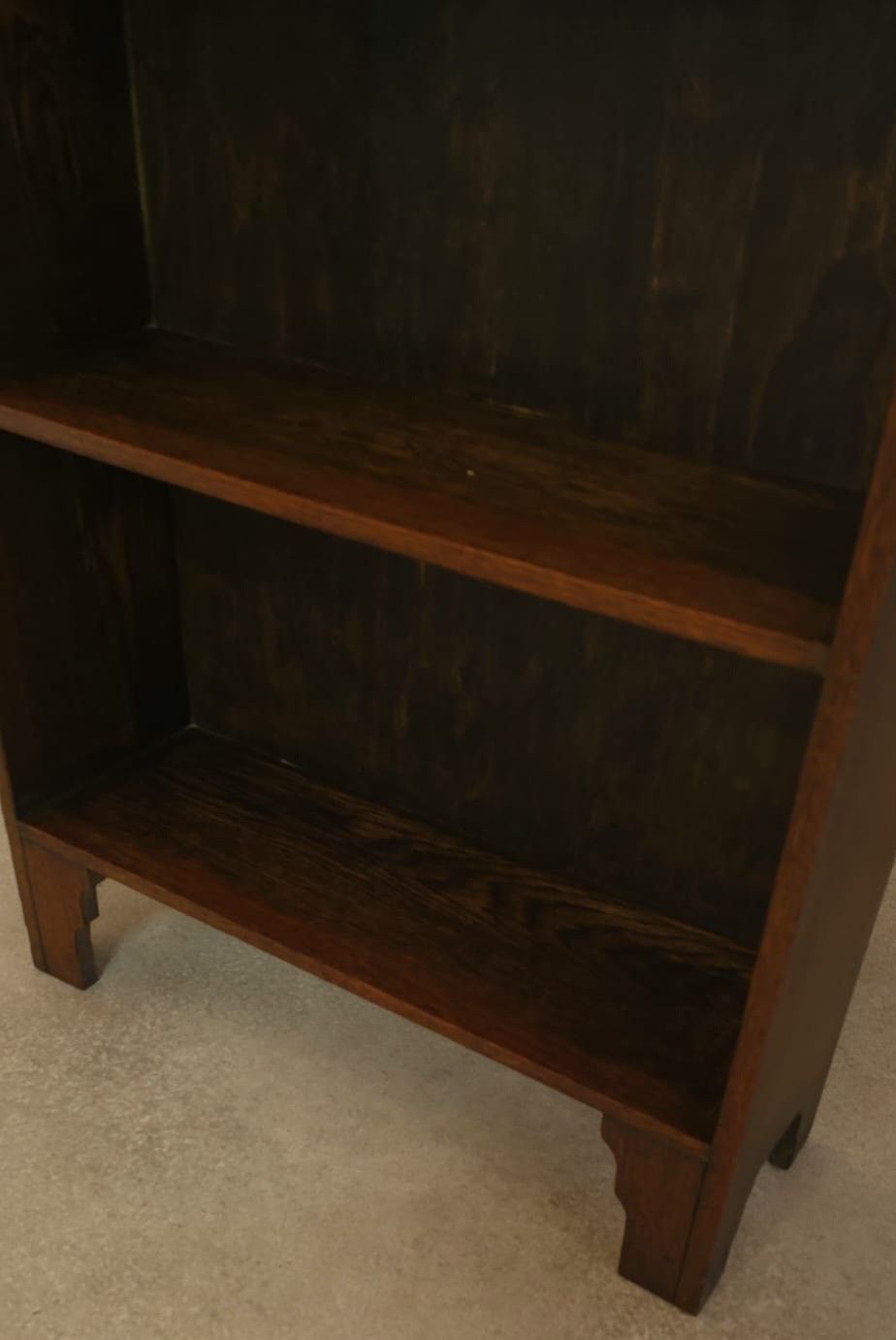 Antique Oak Arts & Crafts  Bookcase Small Bookshelf photo Furniture
