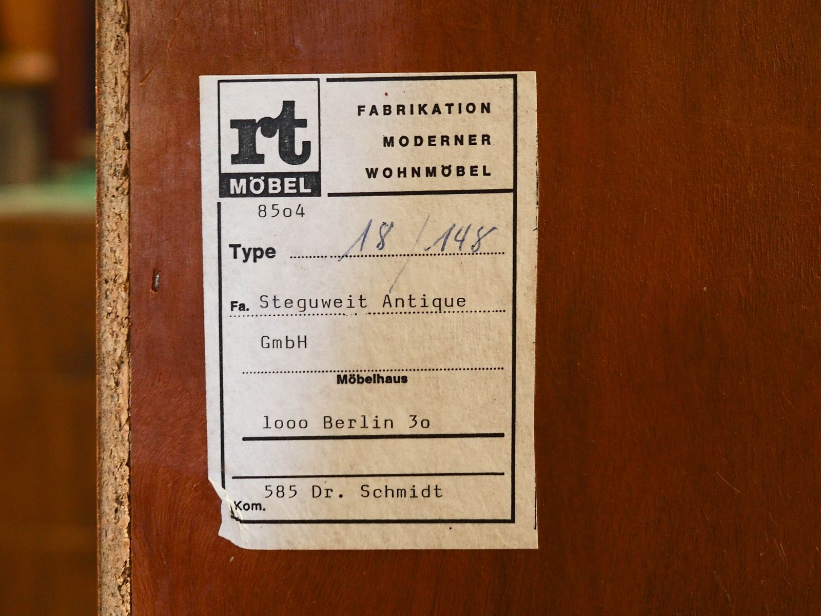 Meubels Teakhouten boekenkast, Duits design, jaren 1970, geproduceerd door RT Möbel photo