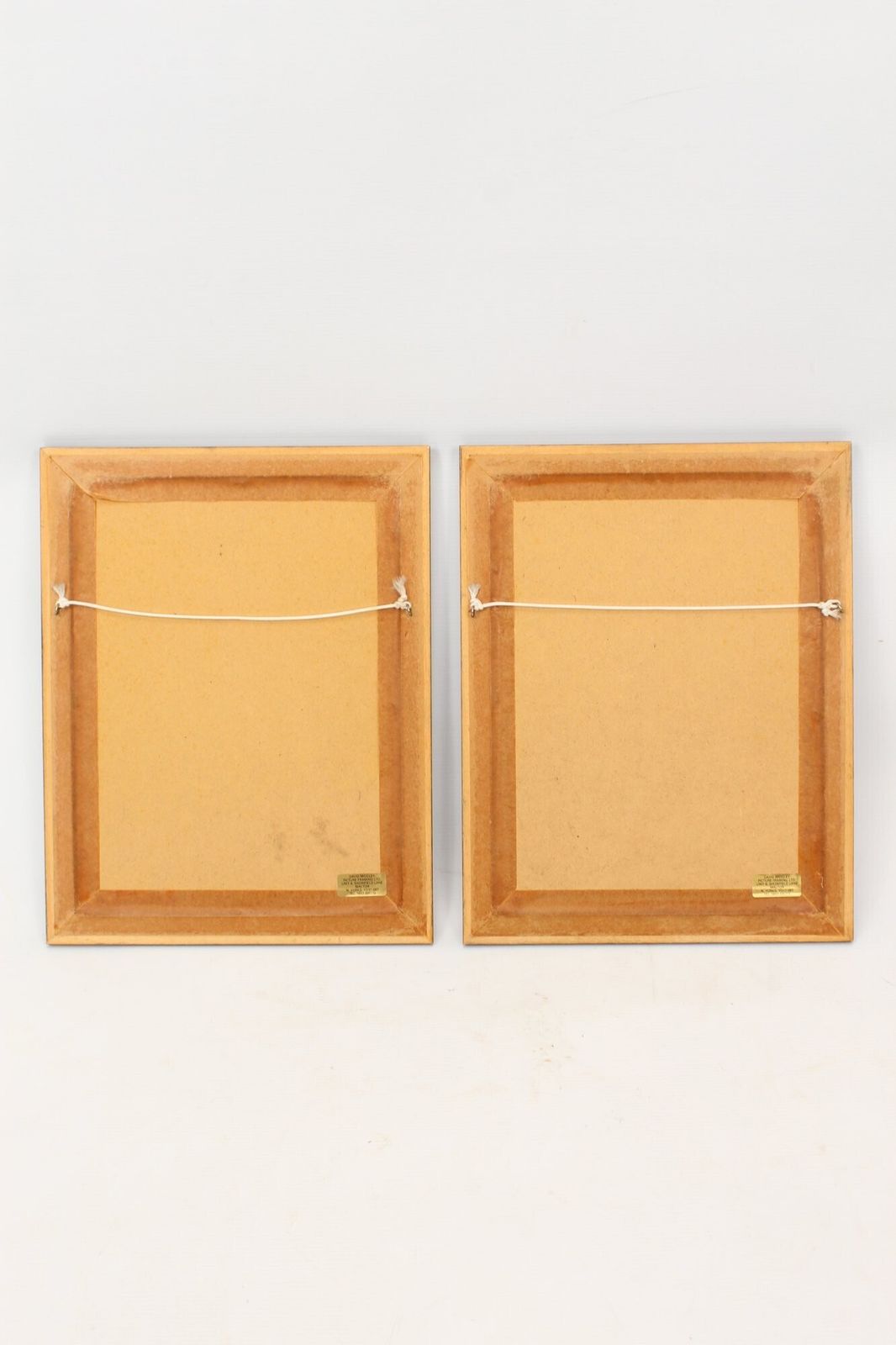 photo vinterior Small Pair Antique Chinese Watercolours