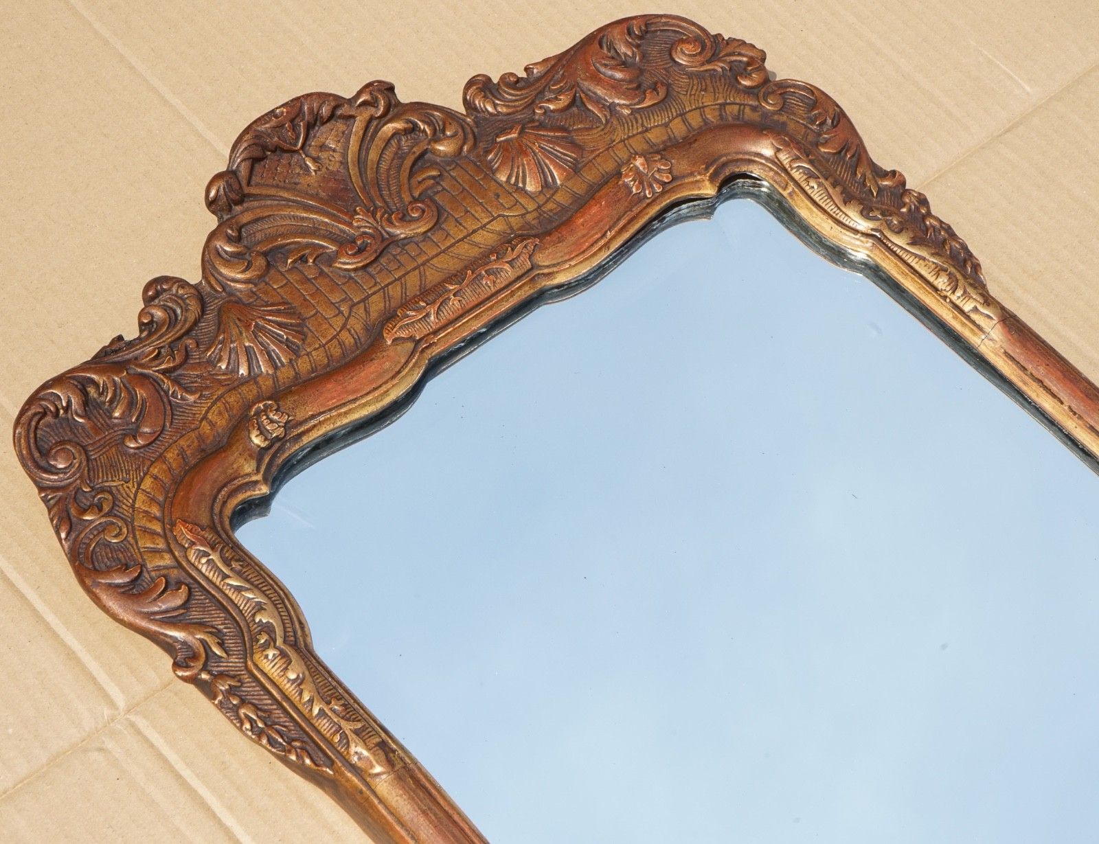 Antique George III Chippendale Style Wall Mirror photo Home Decor
