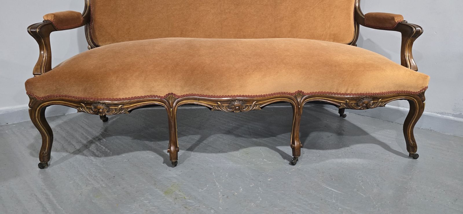 Outstanding French Walnut Couch photo Furniture