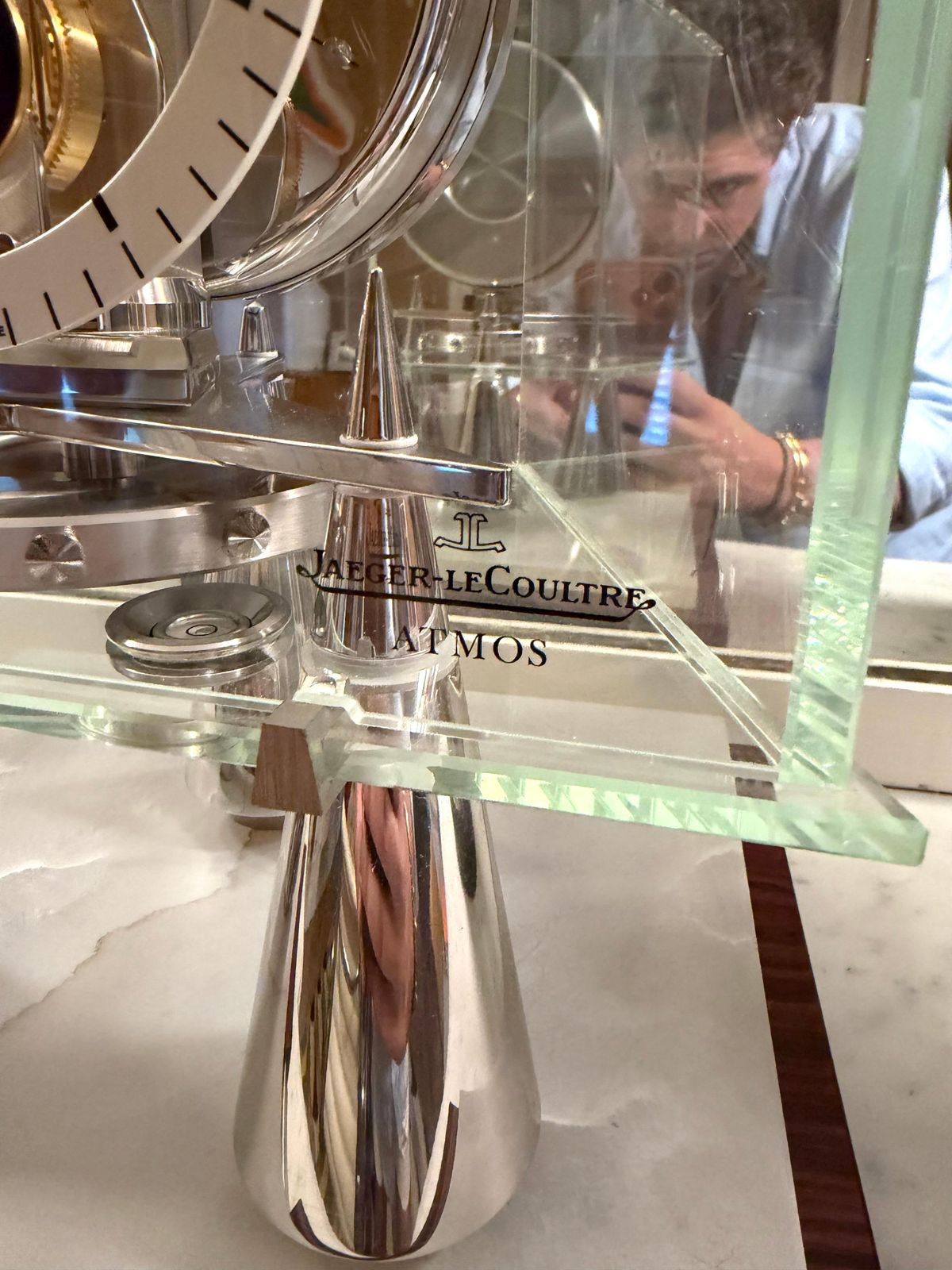 photo vinterior Atmos Clock Cal. 548 Atlantis Moon Phase By Jaeger Lecoultre For Aeg