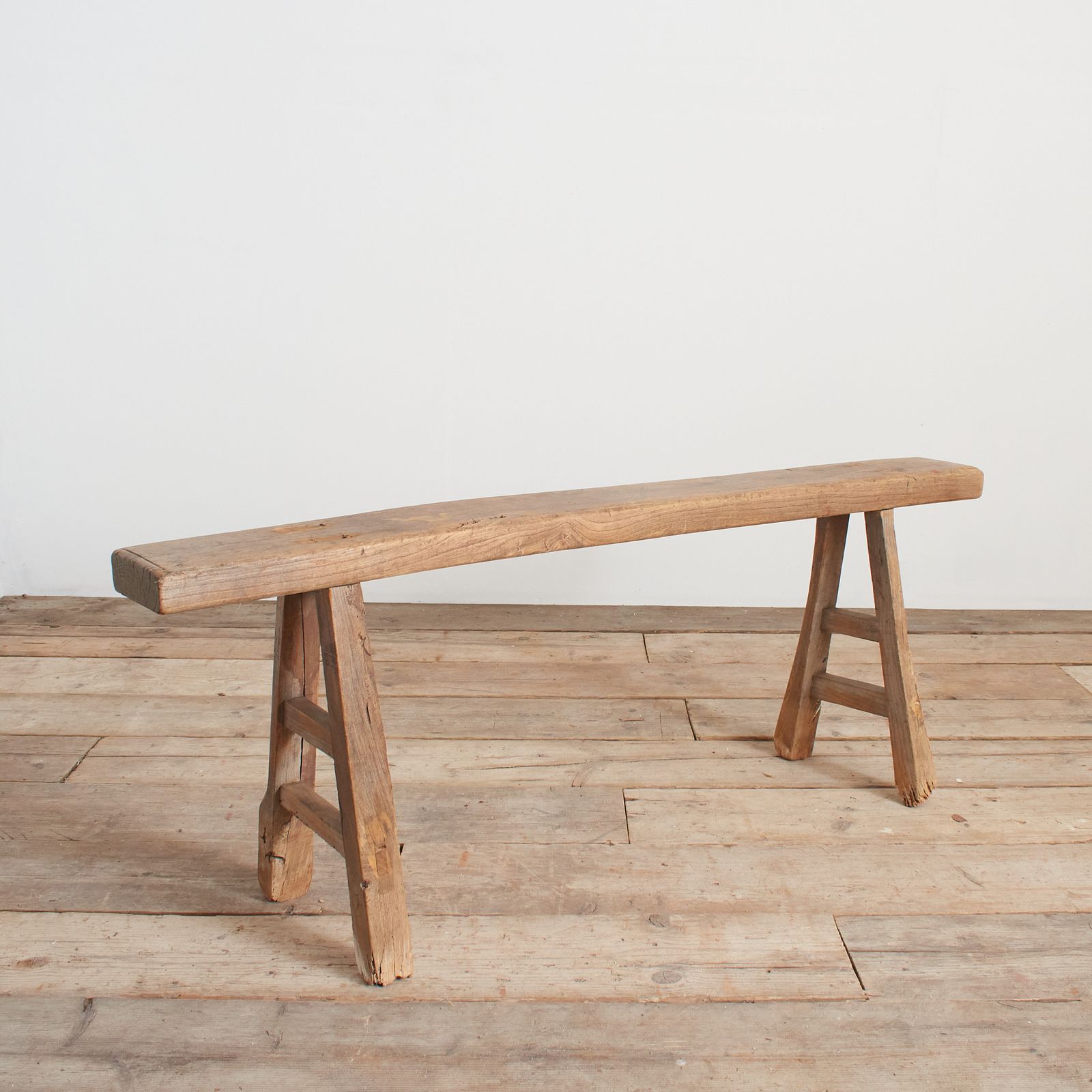 Antique Reclaimed Rustic Wooden Hallway Pig Bench  Db photo furniture