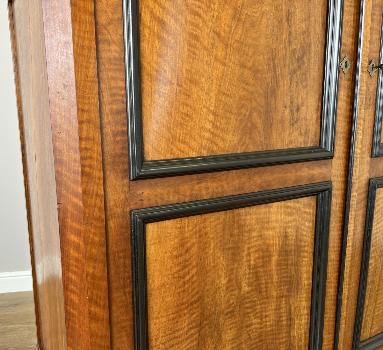 Wardrobe Antique French Style Walnut Two Door Carved Armoire Cabinet Lot 6132 photo buy