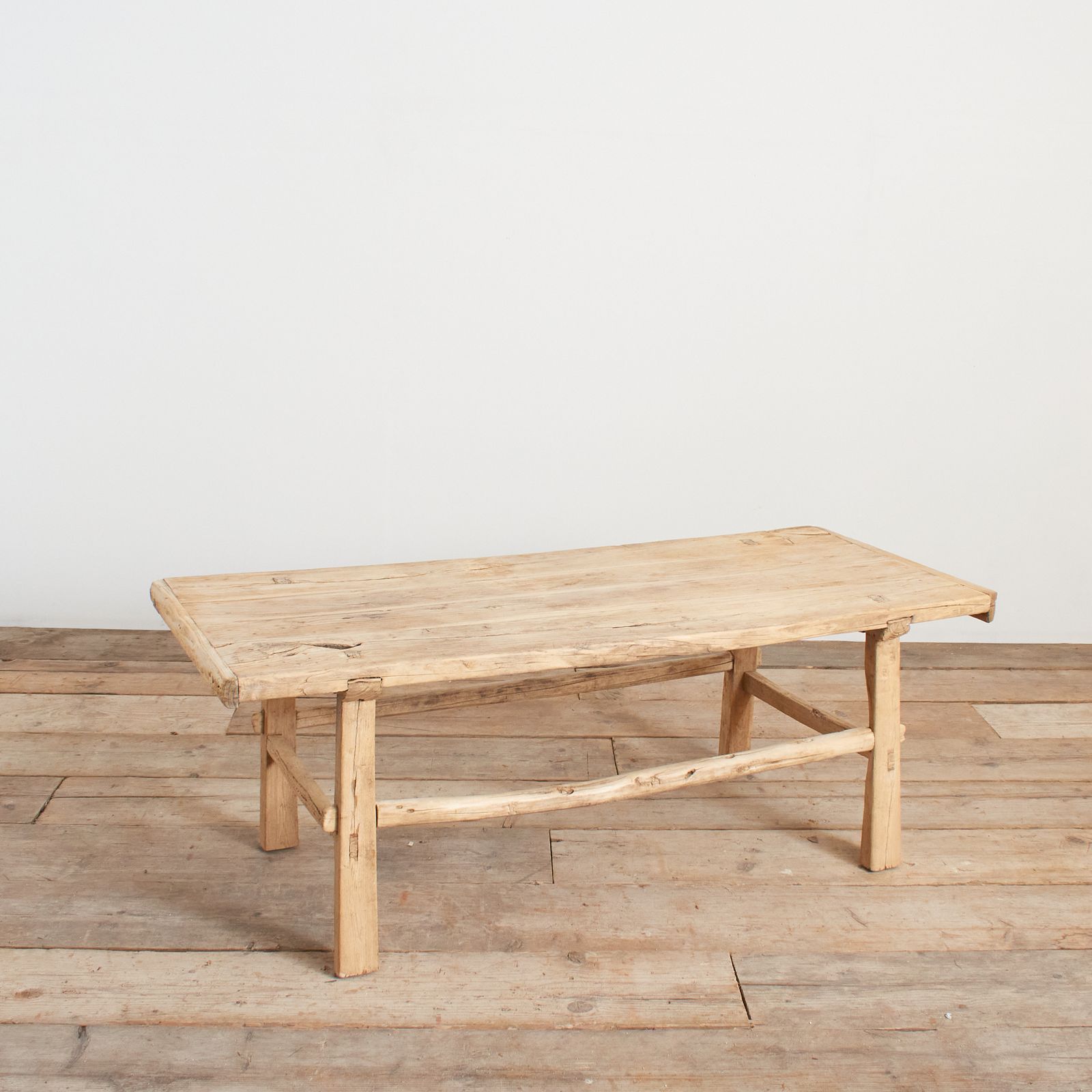 Antique Rustic Elm Coffee Table – Bc photo for sale