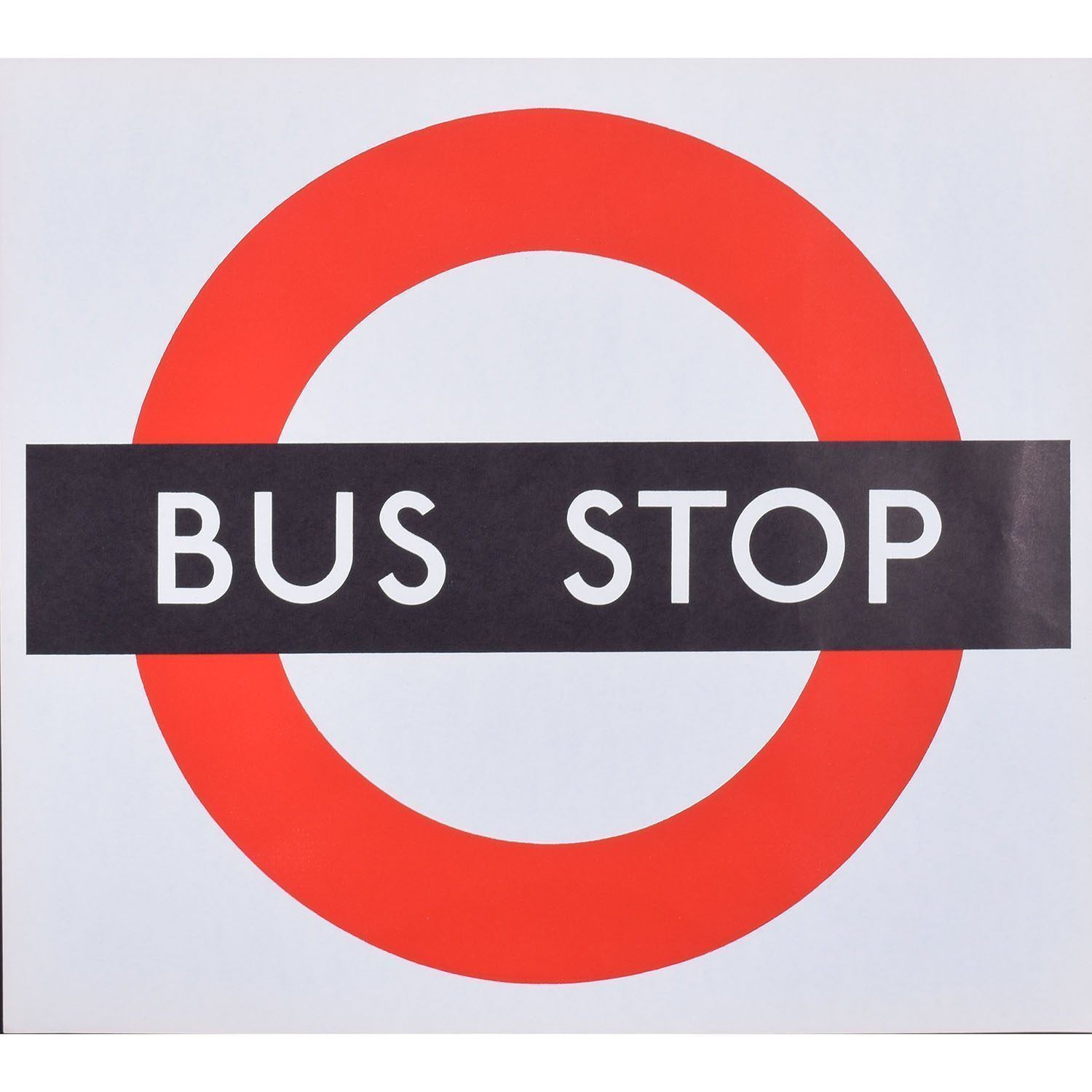 London Transport Bus Stop Poster