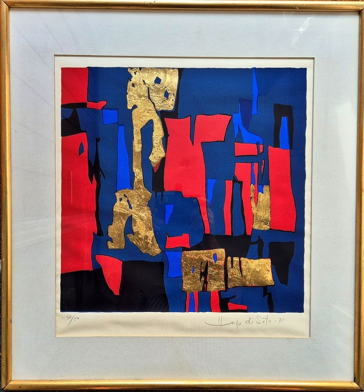 Hugo De Soto   Untitled Abstract (Cuban Screenprint)