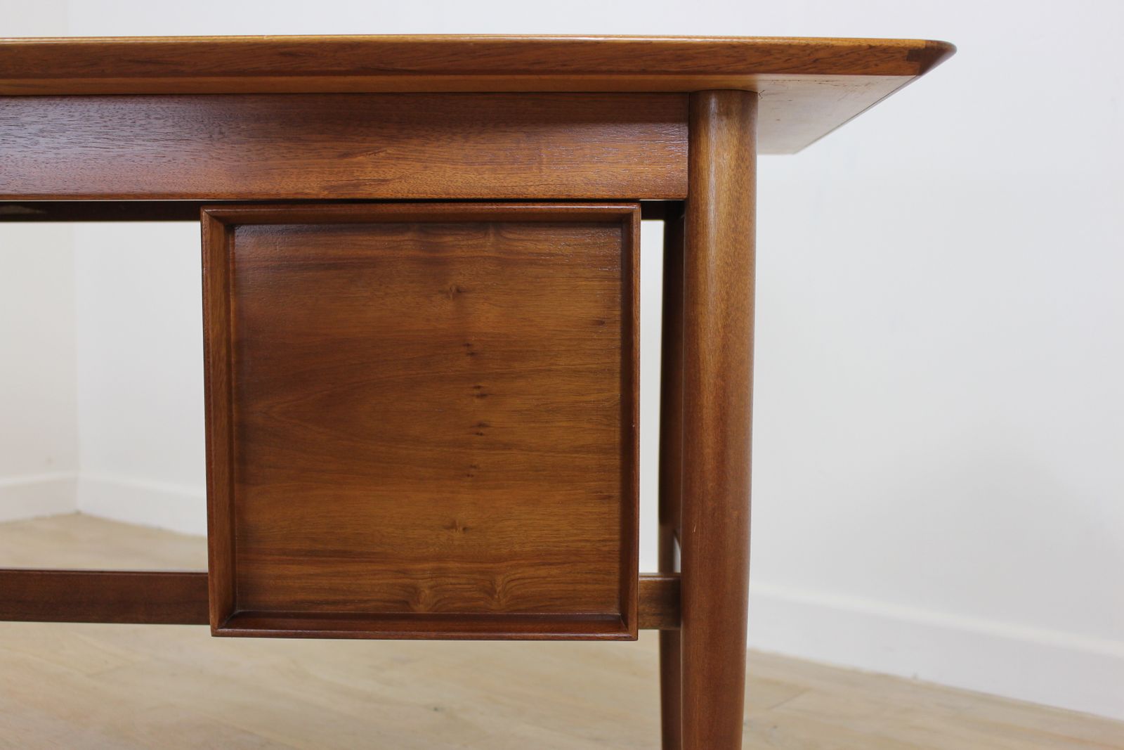 photo for sale 1950s Walnut Office Desk