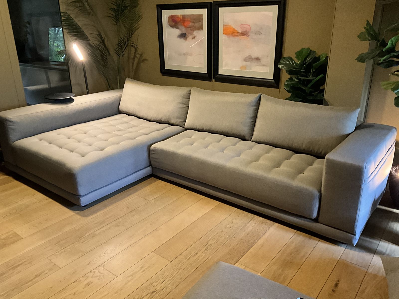 King Living Felix Modular 3 Seater Sofa With Touchglide Wide Chaise photo furniture