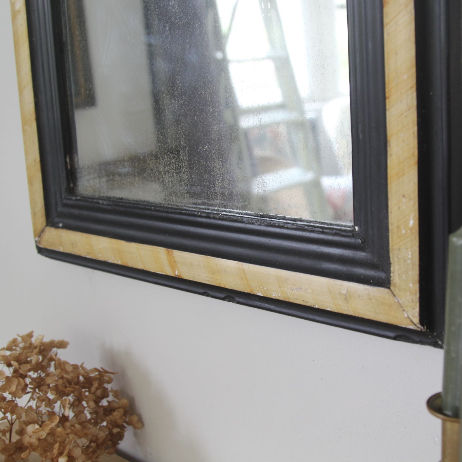 Beautiful Antique French Louis Philippe Mirror photo 186.0
