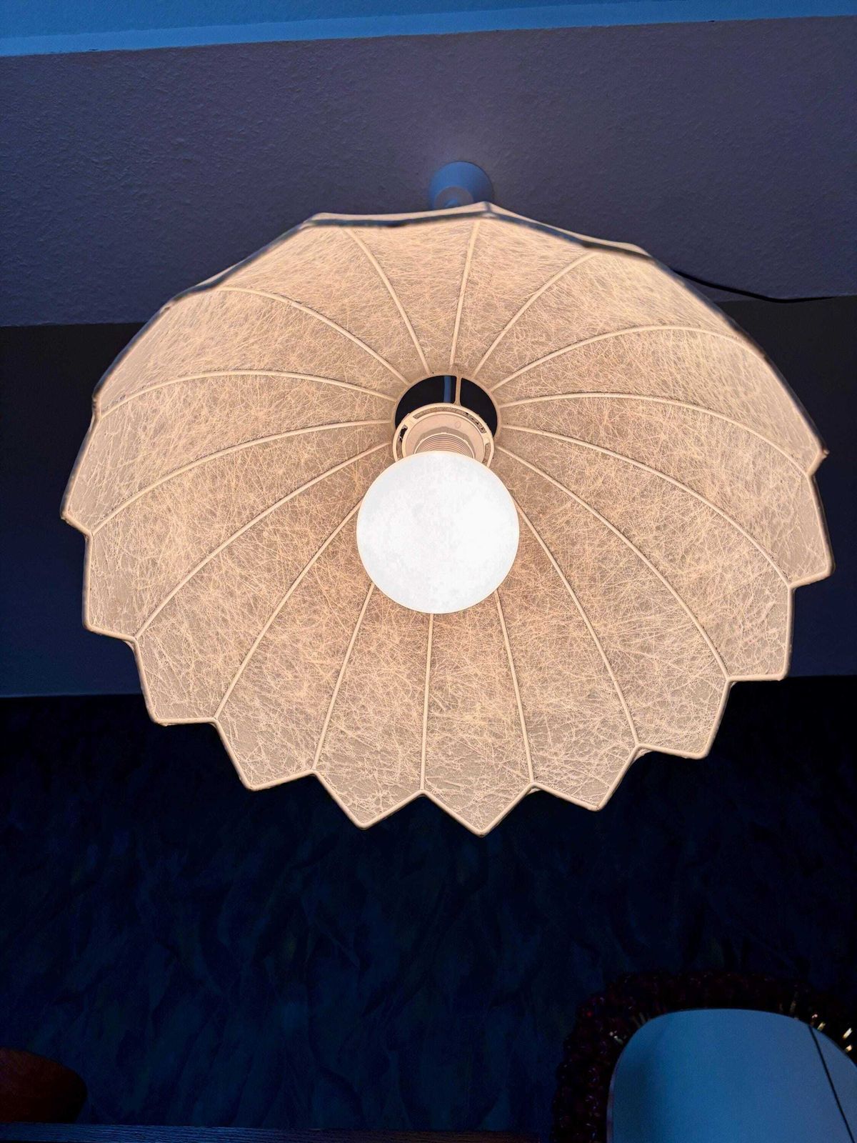Mid-Century Cocoon Lamp, jaren 1960 photo vinterior