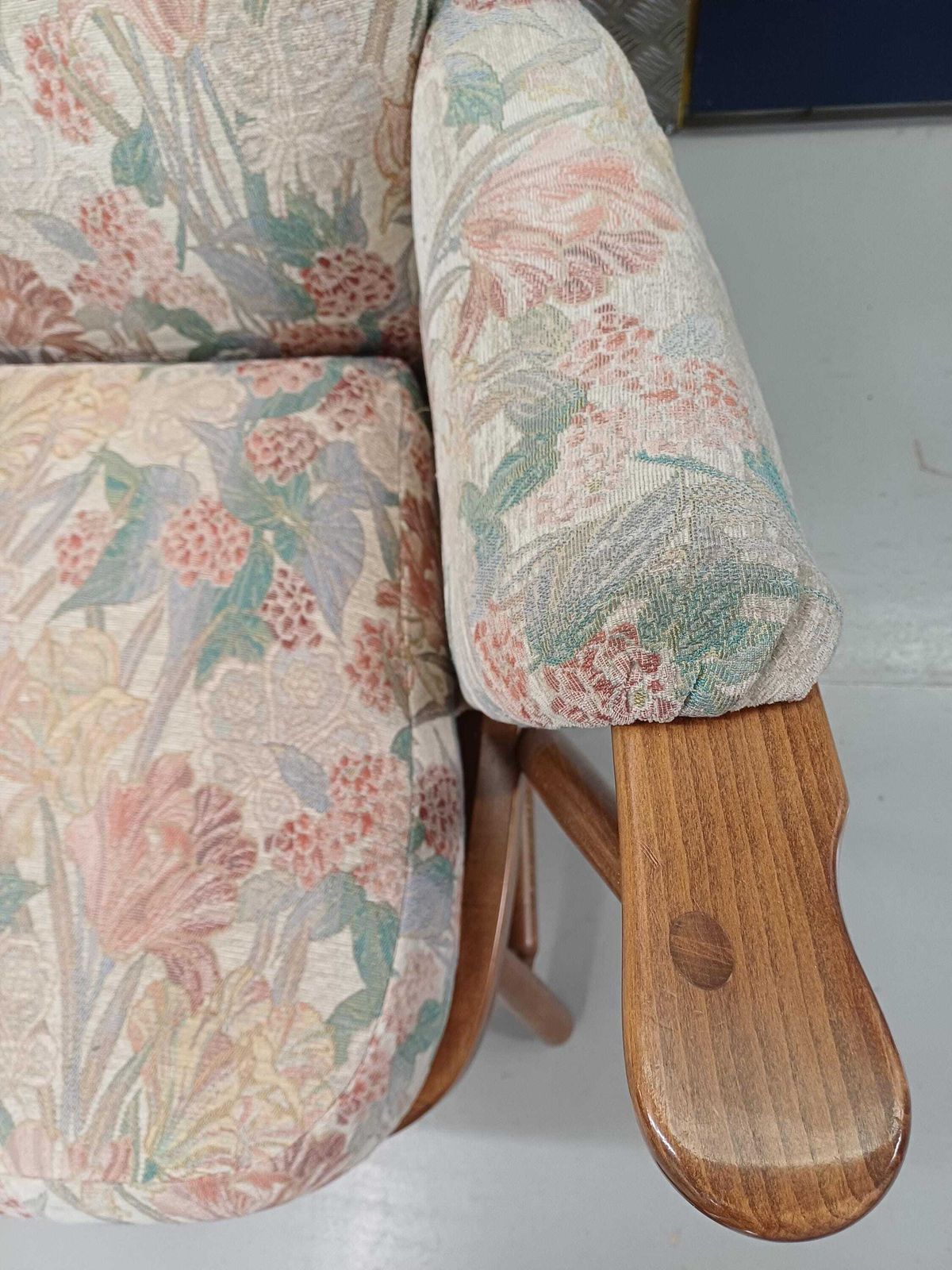 Ercol Evergreen 913/2 2 Seat Sofa   High Back   Golden Dawn Frame   New Webbing   Free Delivery Within 50 Miles, Further "At Cost" photo for sale