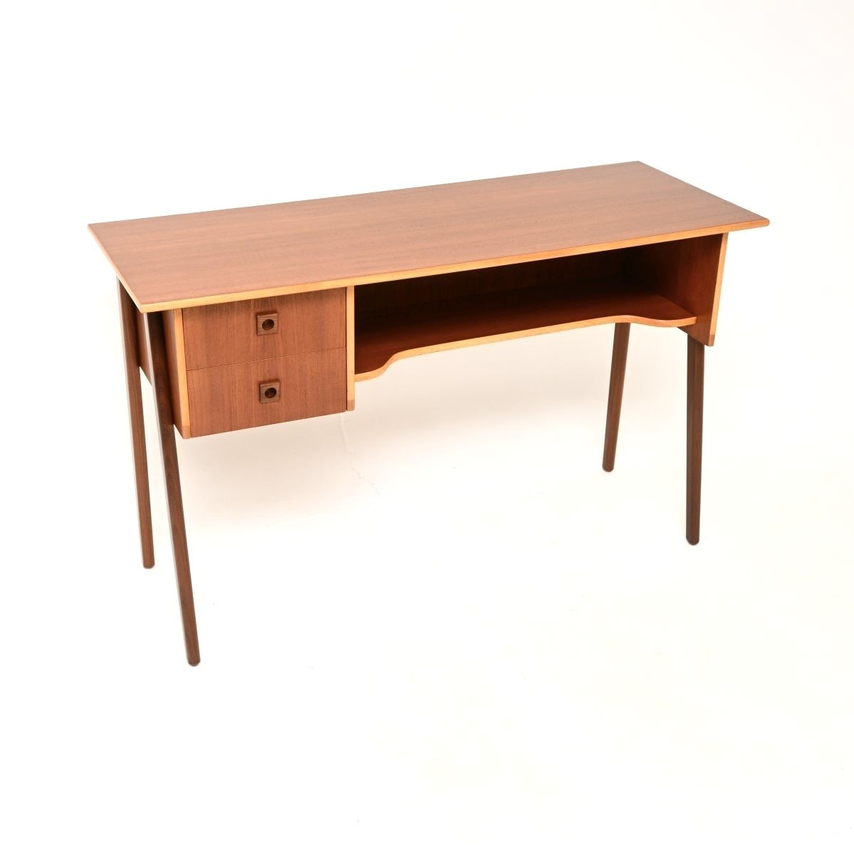 Danish Vintage Teak Free Standing Desk