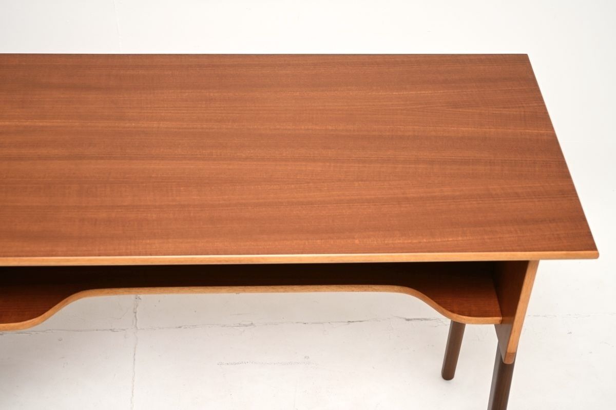 Danish Vintage Teak Free Standing Desk photo vinterior