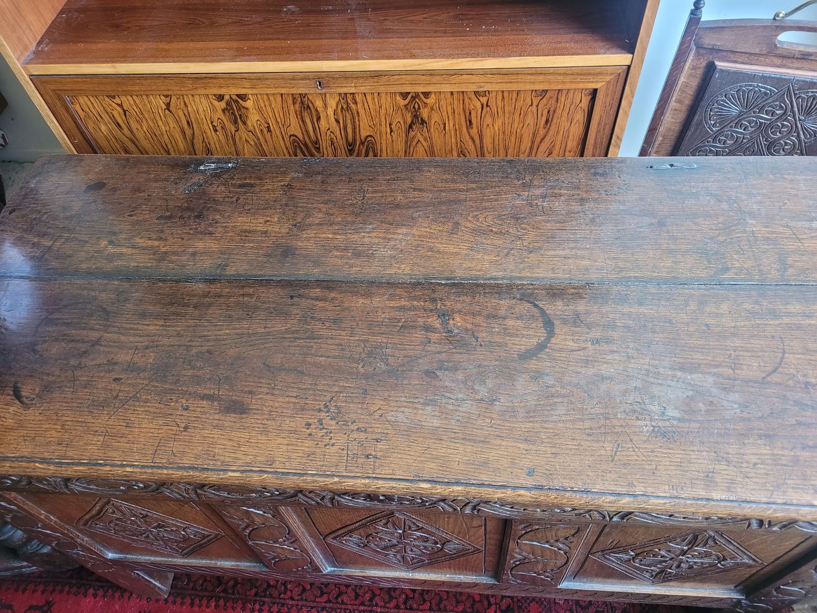 17th Century Dorset Oak Coffer C.1680 photo for sale