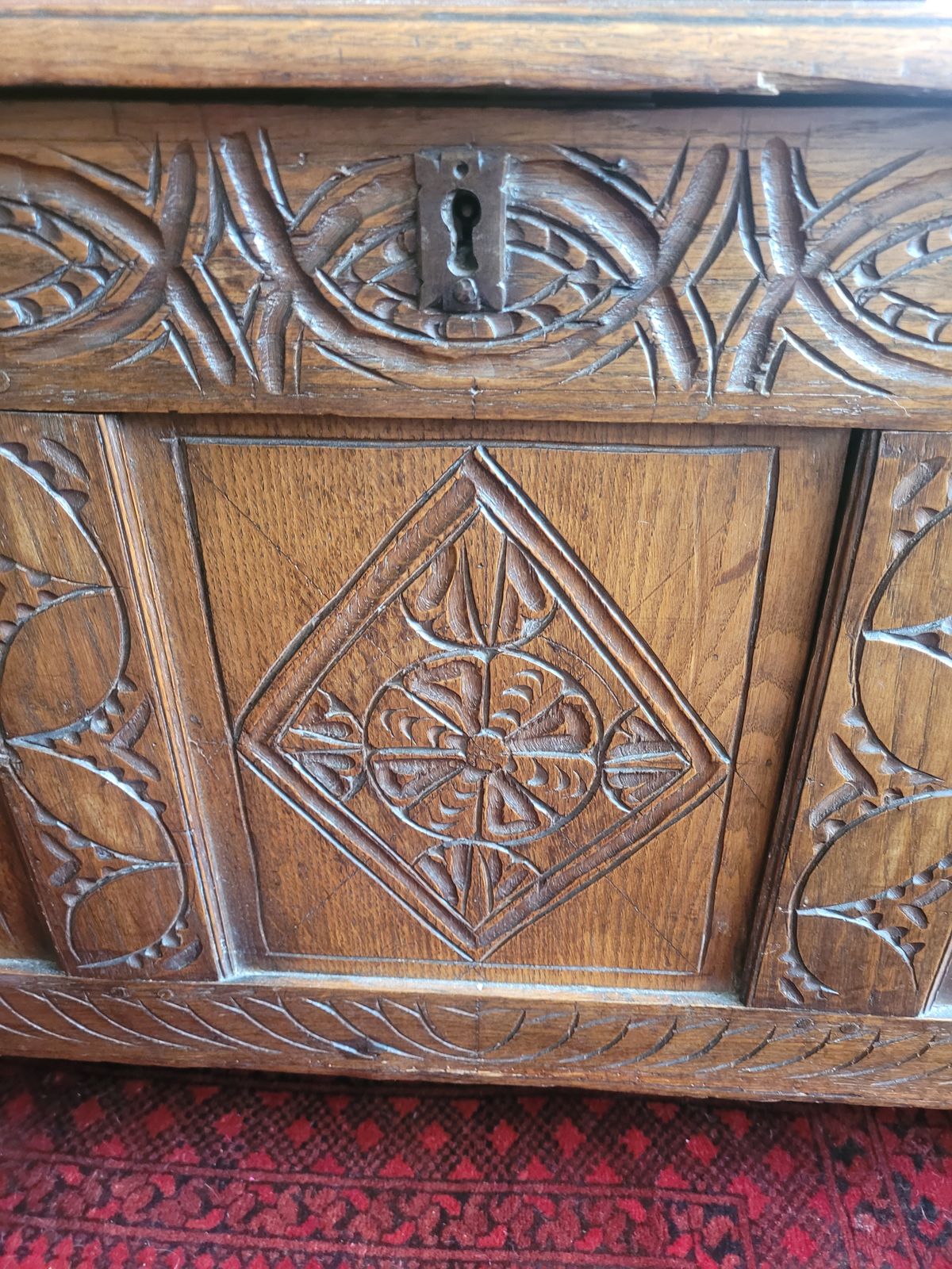 17th Century Dorset Oak Coffer C.1680 photo Furniture