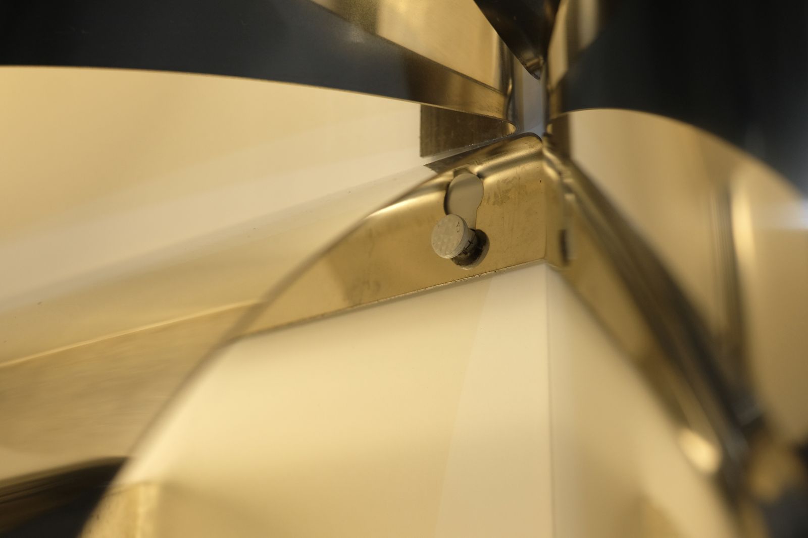 Lighting Wall Panel Light In Stainless Steel And Metal, Contemporary. photo