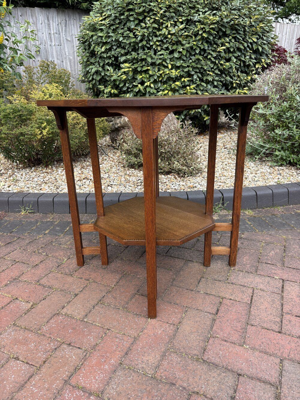 Arts & Crafts Oak Occasional Table photo Furniture