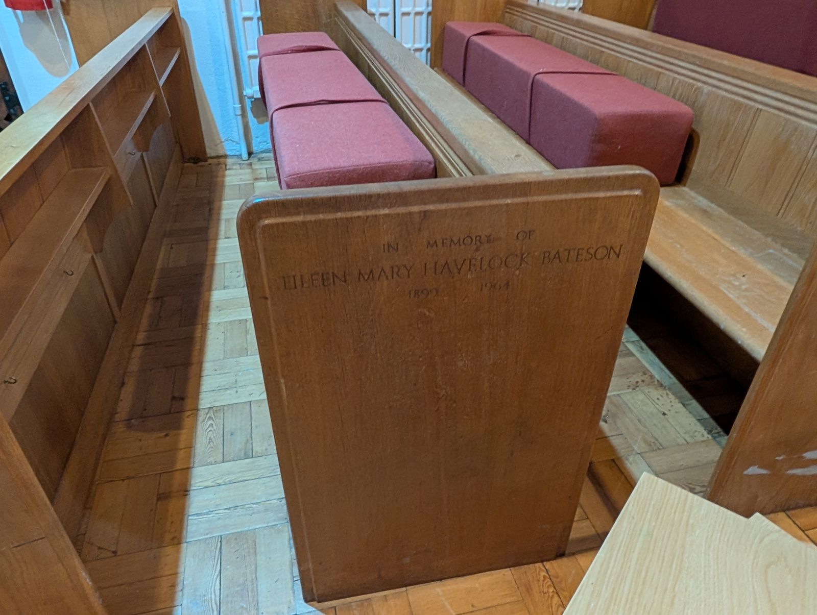Light Oak Church Pews.  Ideal As A Bench In A Hallway Or Other Area.  Date: 1980s photo for sale