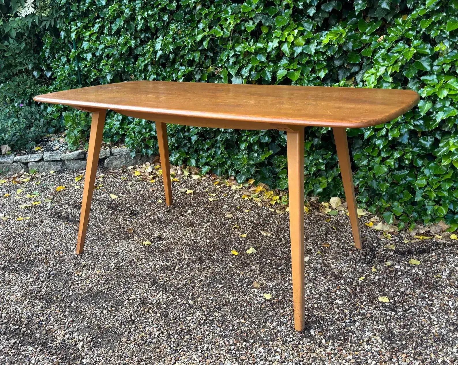 Ercol Mid Century Plank Dining Table C.1960s photo vinterior