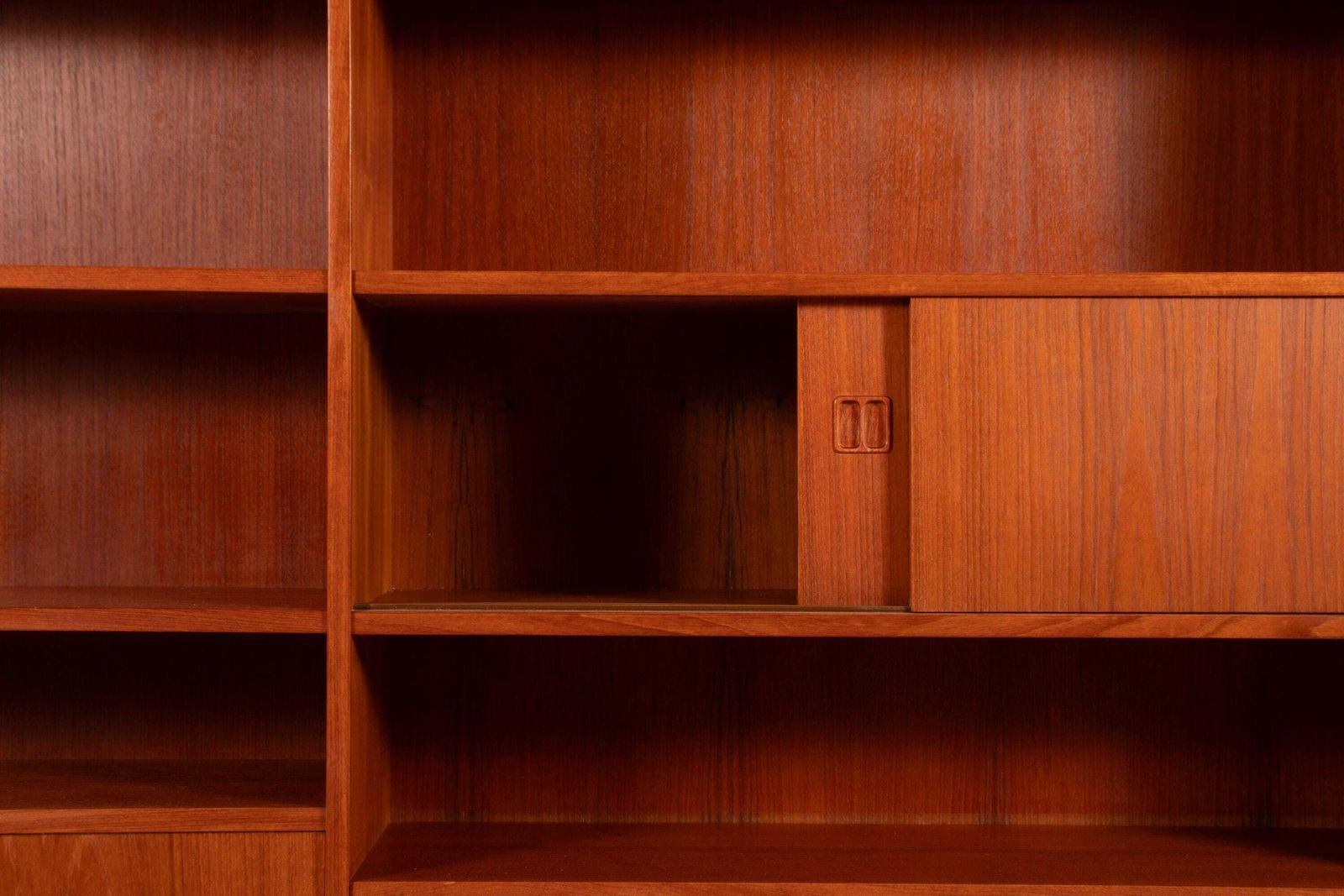 photo furniture Danish Mid Century Teak Bookcase Cabinet, 1960s