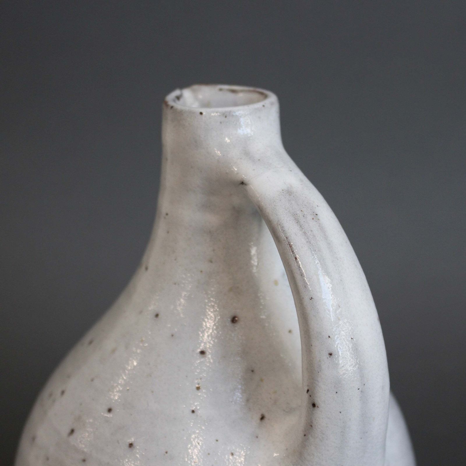 photo vinterior Mid Century French Ceramic Pitcher By Pierlot (Circa 1960s)