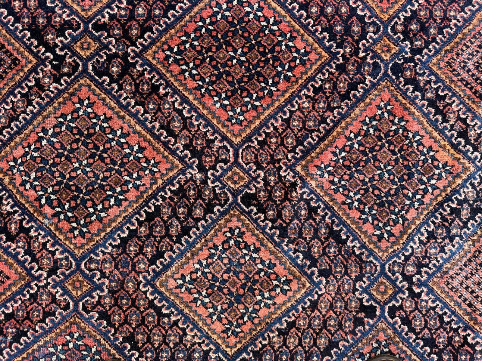 Textiles Vintage Kamseh Rug 147x203 Cm, Medium, Tribal Oriental Carpet 2542 photo