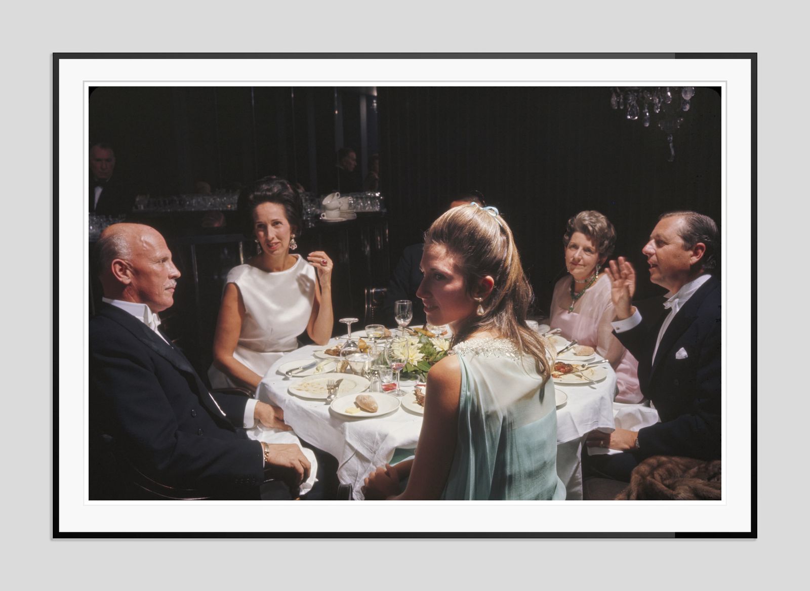 Toni Frissell 'Dinner's Served!' Archival Pigment Print Framed In Black photo furniture