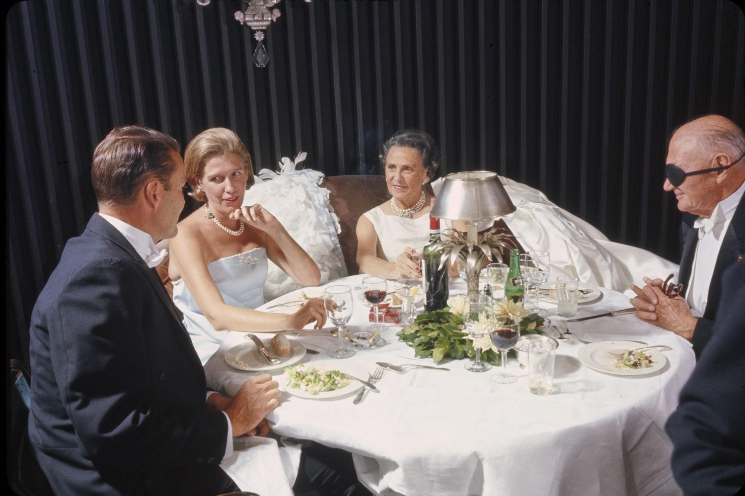 Toni Frissell 'Fine Dining At The Opera' Archival Pigment Print Framed In Black
