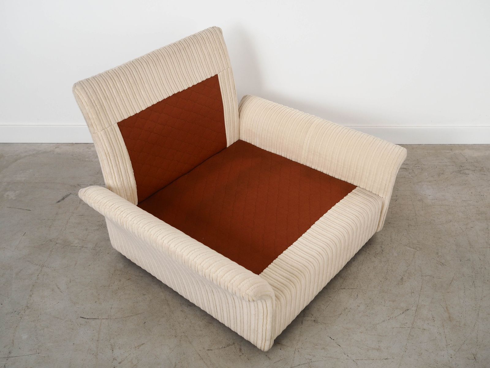 photo buy Crème Fauteuil Soffio, Italiaans Design, Jaren 1970, Geproduceerd Door Doimo