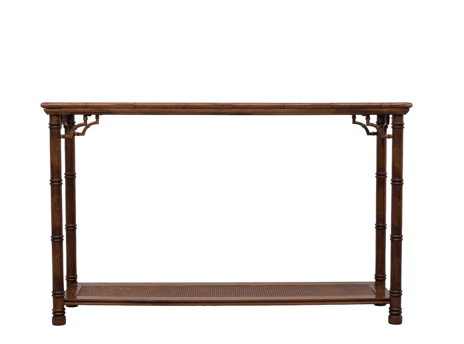 Console Faux Bamboo Chinese Chippendale Jaren 1970 photo Meubels