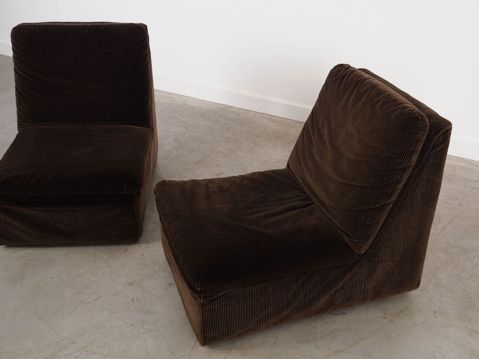 Brown Modular Sofa, Italian Design, 1970s, Manufactured By Busnelli photo 1449.0