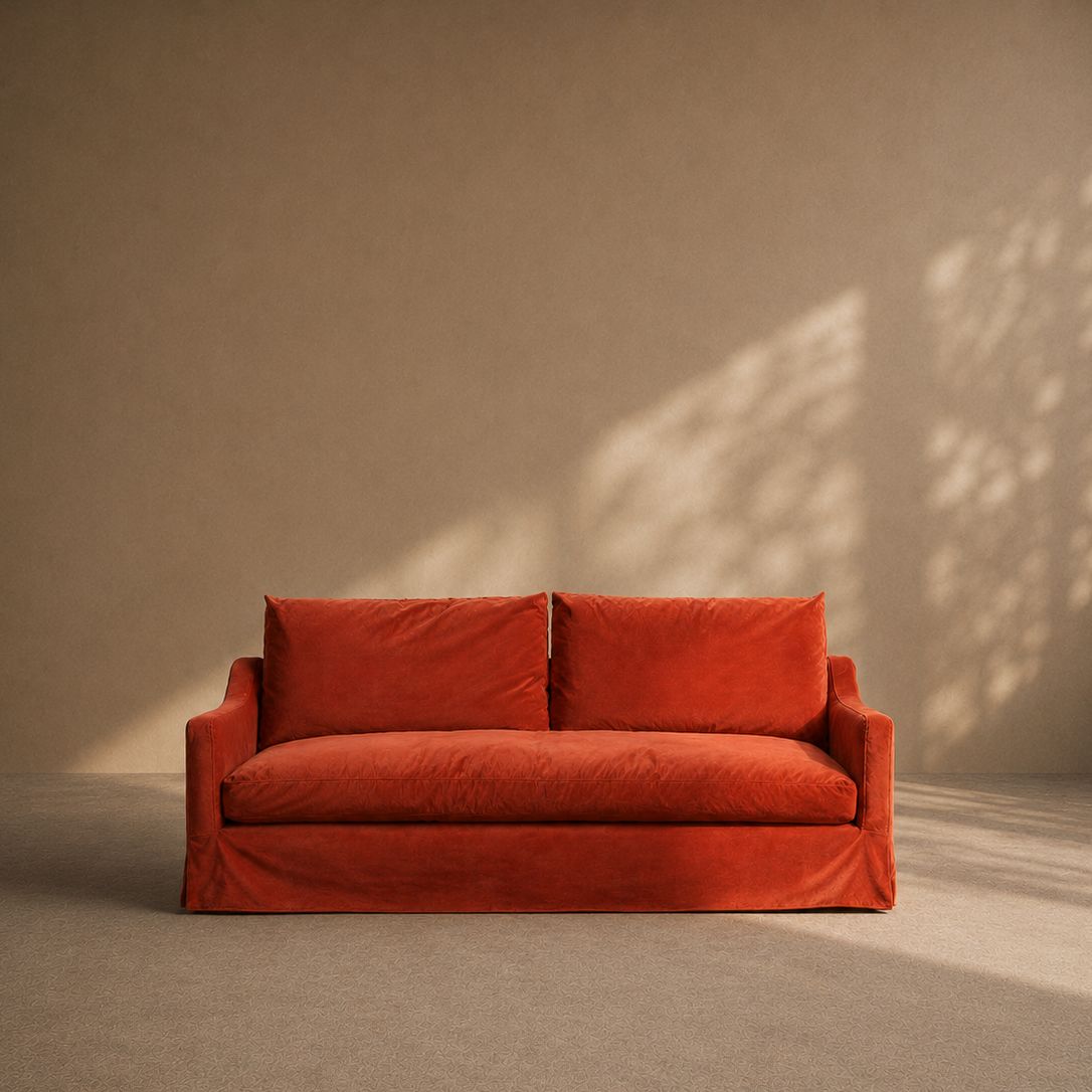 'The Conrad' Skirted Sofa   2.2m