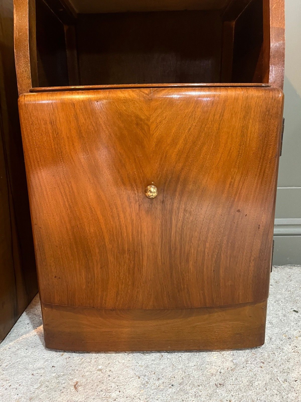 Vintage Bedside Cabinets Circa 1950’s Wood, Beautiful Condition photo vintage