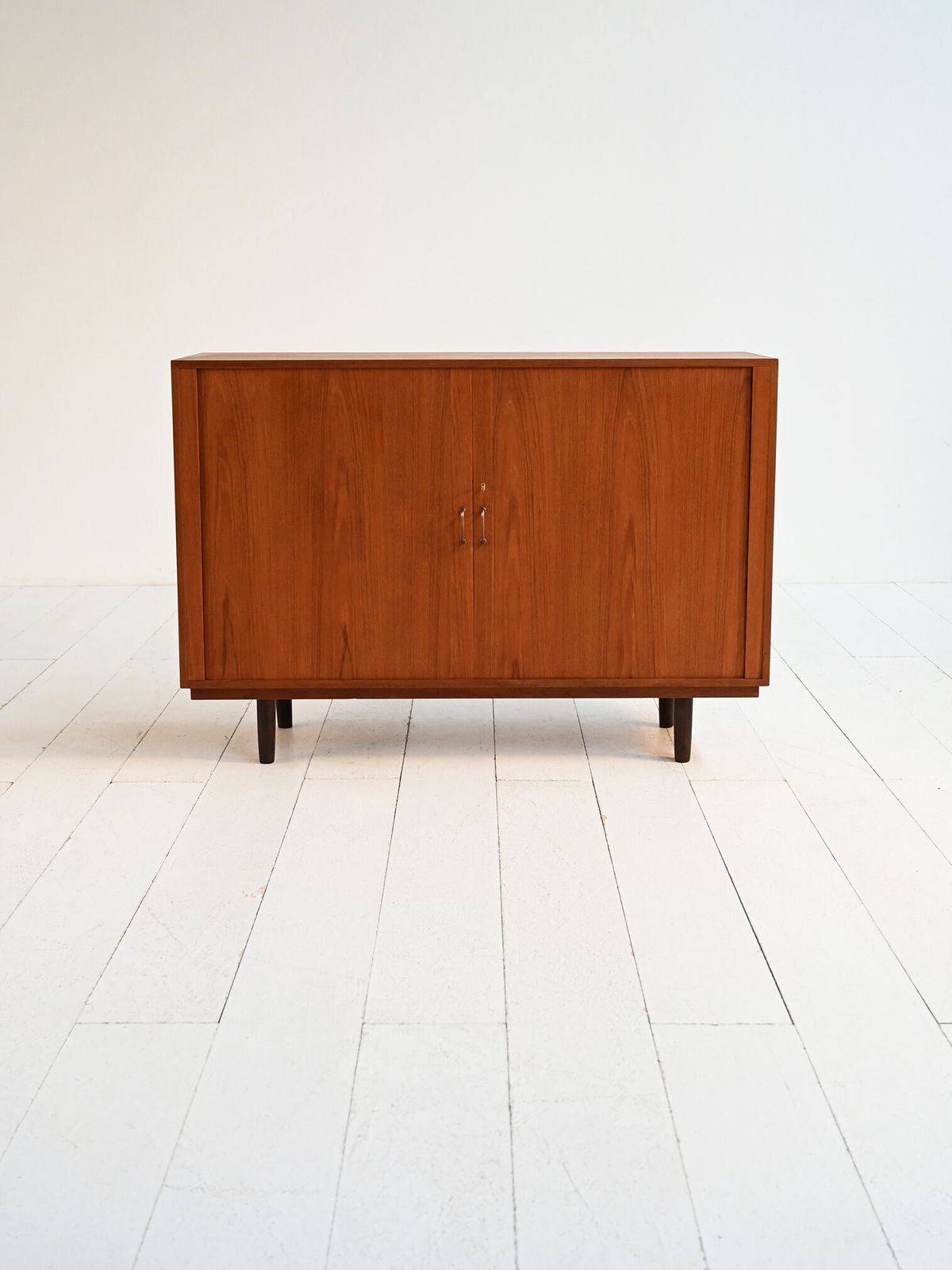 Scandinavisch teakhouten highboard, ca. jaren 1950 photo for sale