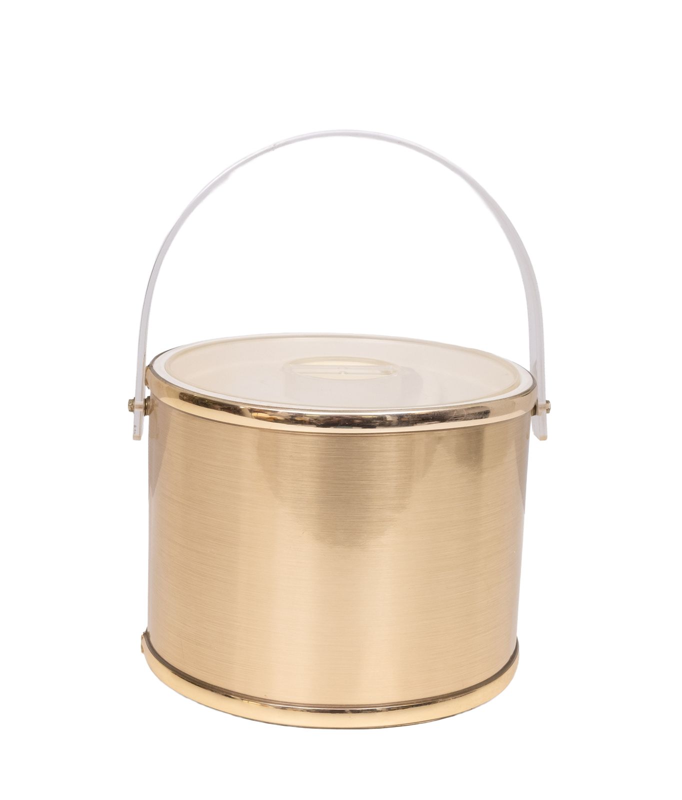Georges Briard Gouden Aluminium Ijsemmer In Hollywood Regency Stijl