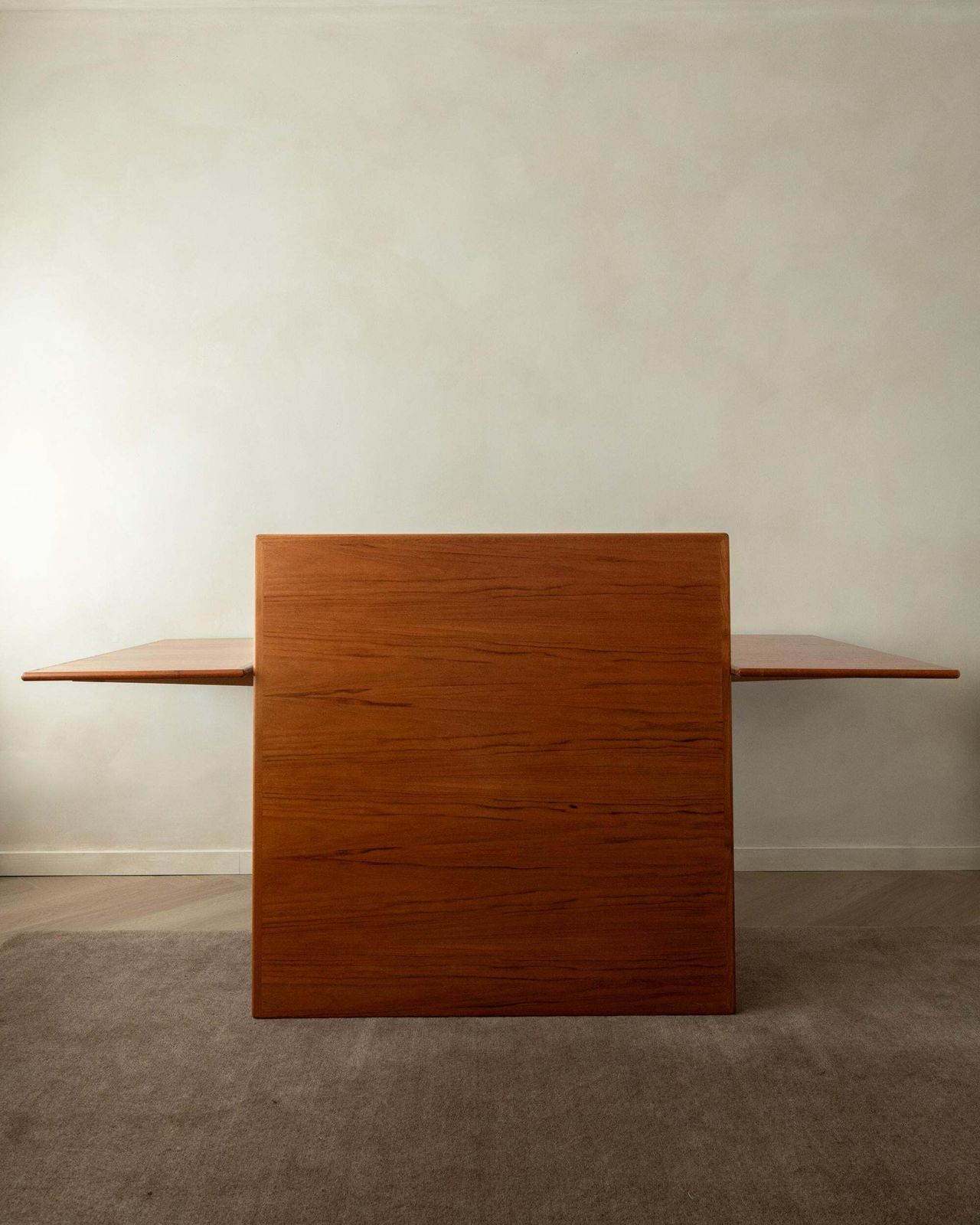 Danish Modern Teak Extendable Dining Table Model 24 By Ansager Møbler, 1960s photo for sale