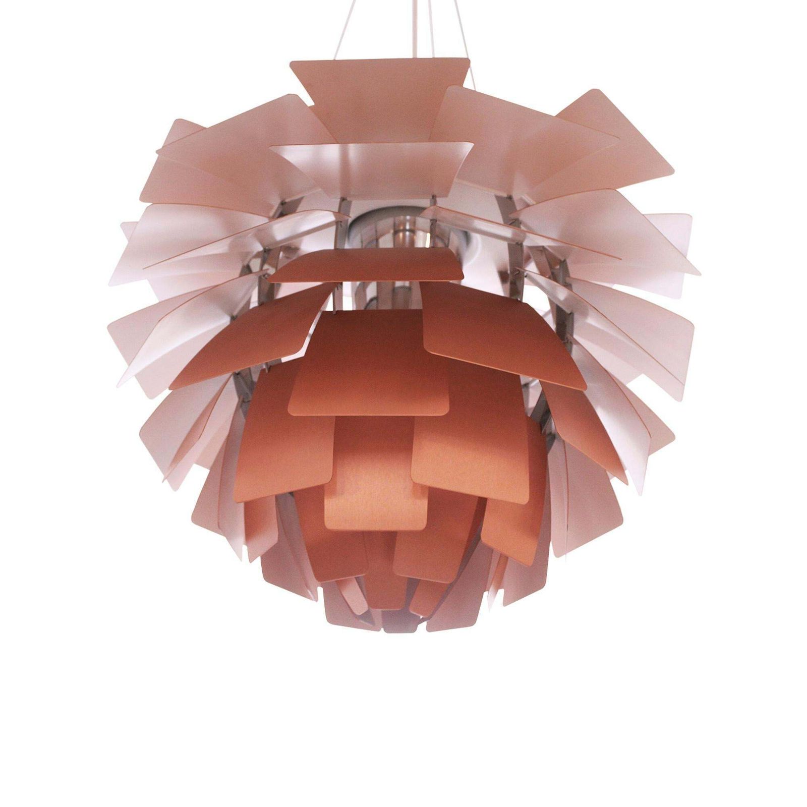 Poul Henningsen Ph Artichoke Lamp For Louis Poulsen Brushed Copper ø60, 1980s photo furniture