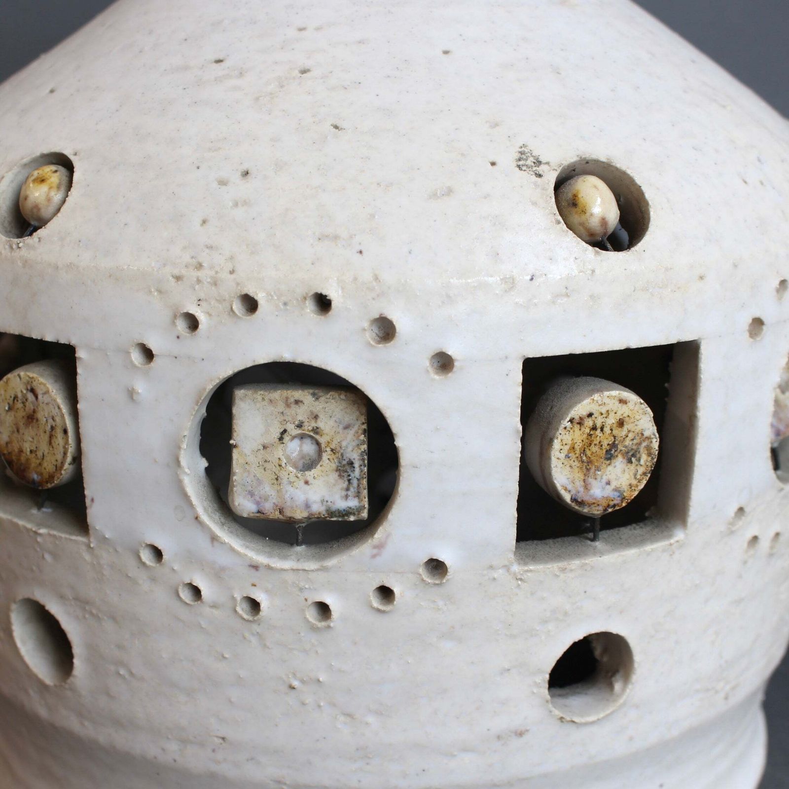1920.0 Vintage French Ceramic Table Lamp Attributed To Georges Pelletier (Circa 1970s) photo